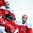 Team Denmark celebrates the first goal during the 2017 Women's Final Olympic Group C Qualification Game between Czech Republic and Denmark photographed Saturday, 11th February, 2017 in Arosa, Switzerland. Photo: PPR / Manuel Lopez